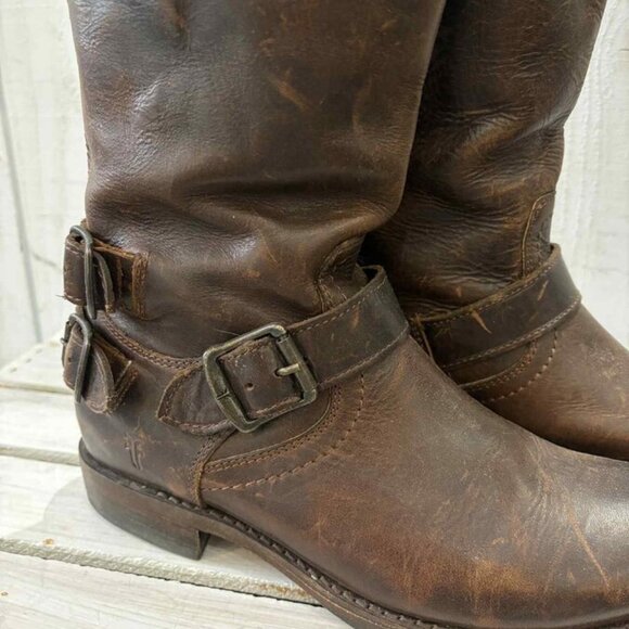 Frye Veronica Slouch Knee High Boots - Size 7 - Picture 10 of 11